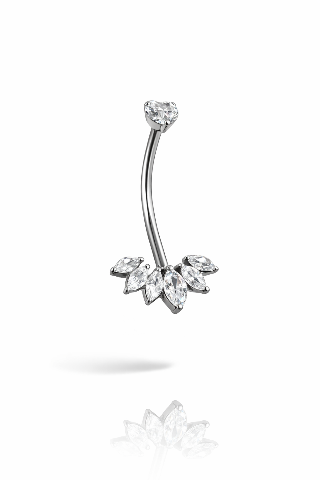 Titanyum Beştaş Göbek Piercing