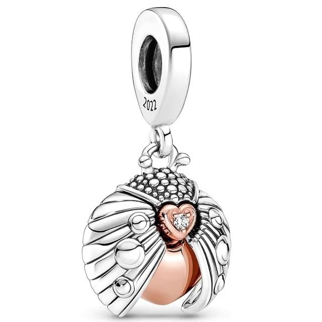 Uğur Böceği Kalpli Charm