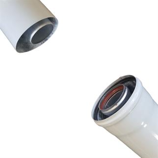 100 cm Hermetik Kombi / Şofben Baca Uzatma Borusu (Markasız)