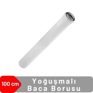 100 cm Yoğuşmalı Kombi Baca Uzatma Borusu (Markasız)