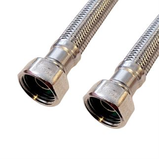 1/2x1/2-50 cm Dişi Şofben Termosifon Paslanmaz Çelik Su Bağlantı Flex Hortumu 12x16 mm