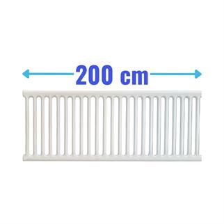 200 cm x 9 cm Panel Radyatör Üst Kapak Izgara Tip 22