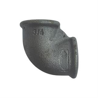 3/4 Siyah Dirsek DN20