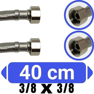3/8x3/8-40 cm Su Bağlantı Flex Hortumu