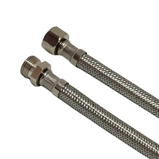 3/8x3/8 Nipelli 40 cm Su Bağlantı Flex Hortumu