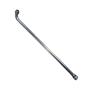 50 cm Dirsekli Pex Radyatör Bağlantı Borusu-Krom Uzatma Çubuğu