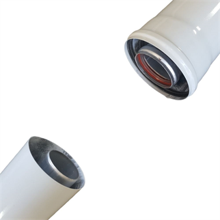 50 cm Hermetik Kombi / Şofben Baca Uzatma Borusu (Markasız)