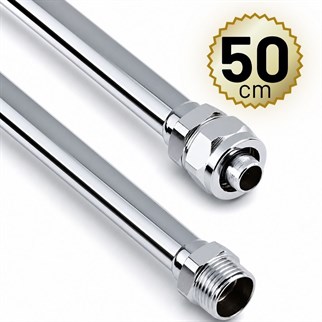 50 cm Kaynaklı Rekorlu Çubuk Radyatör Bağlantı Borusu  1/2x16 mm