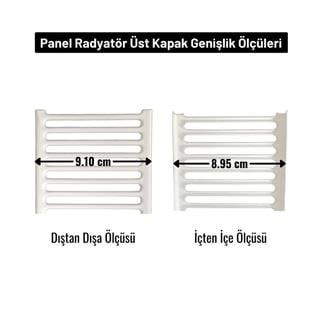 100 cm x 9 cm Panel Radyatör Üst Kapak Izgara Tip 22