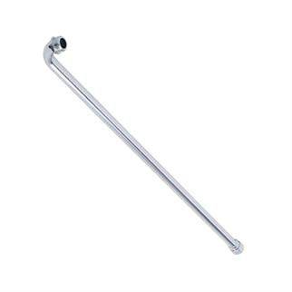 60 cm  Dirsekli Pex Radyatör Bağlantı Borusu-Krom Uzatma Çubuğu