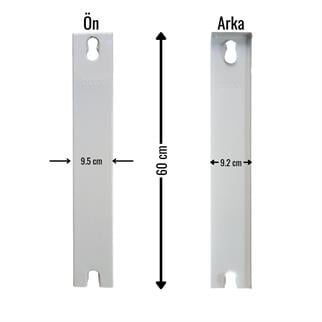 60 cm x 9.5 cm Panel Radyatör Yan Kapak Tip22