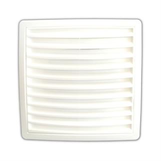 Ayarlı Duvar Menfezi Kare Tip Düz Panjurlu