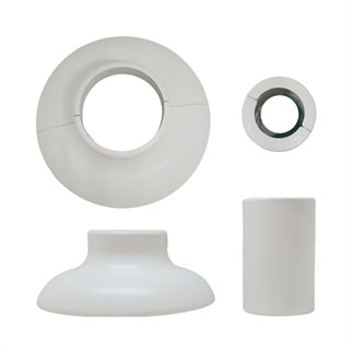 Ayarlı Havlupan Boru Gizleme Aparatı Eco Beyaz