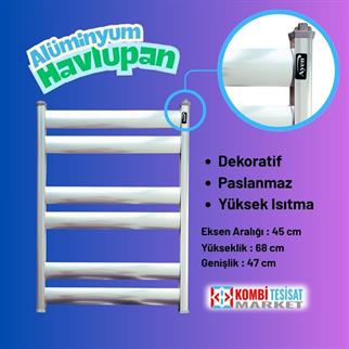 Ayen Stil Alüminyum Havlupan 50x70 cm