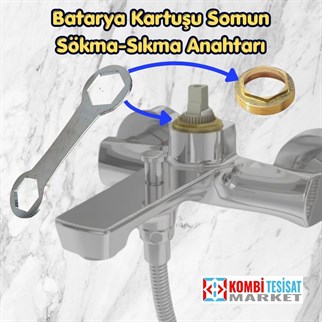 Batarya Kartuşu Somun Sökme ve Sıkma Anahtarı