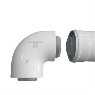 Baymak Duotec Yatay Baca Seti - Ø60/100 Yoğuşmalı Kombi İçin