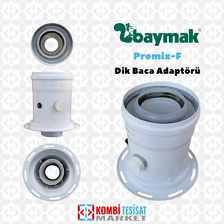 Baymak Premix-F Dik Baca Adaptörü Flanşlı