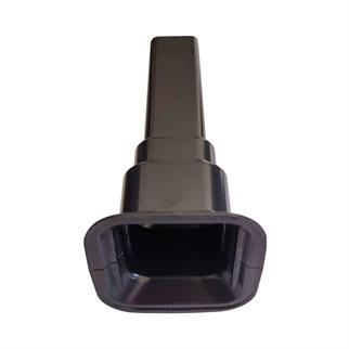 Boru Gizleme Aparatı Tekli Sabit Kare Siyah