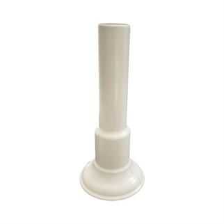 Boru Gizleme Aparatı Tekli Sabit Yuvarlak Beyaz