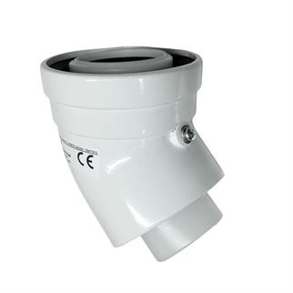 Bosch / Buderus Yoğuşmalı Baca İlave Dirseği - 45 Derece