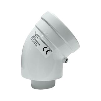 Bosch / Buderus Yoğuşmalı Baca İlave Dirseği - 45 Derece