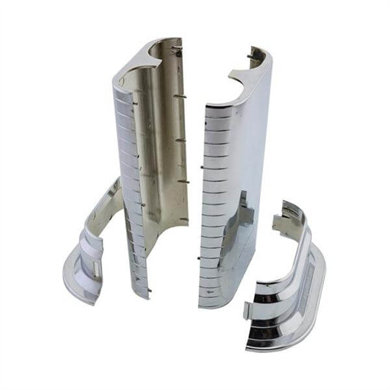 Çiftli Boru Gizleme Aparatı - Uzun Tip Kilitli Krom