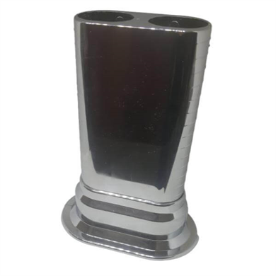 Çiftli Boru Gizleme Aparatı - Uzun Tip Kilitli Krom