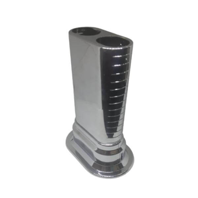 Çiftli Boru Gizleme Aparatı - Uzun Tip Kilitli Krom