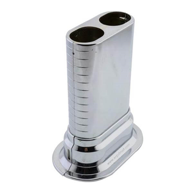 Çiftli Boru Gizleme Aparatı - Uzun Tip Kilitli Krom