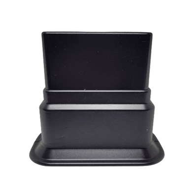 Dekoratif Ayarlı Çiftli Boru Gizleme Aparatı - Mat Siyah