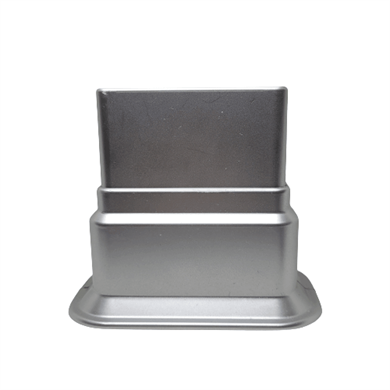 Dekoratif Ayarlı Çiftli Boru Gizleme Aparatı - Parlak Gri