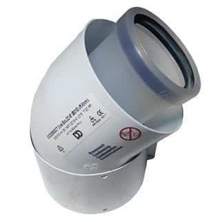 Demirdöküm Atromix Baca İlave Dirsek 45 Derece