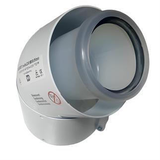 Demirdöküm Atromix Baca İlave Dirsek 45 Derece