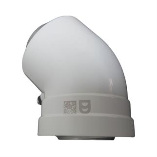 Demirdöküm Hermetik Baca Dirsek 45 Derece - Orjinal