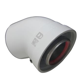 Demirdöküm Hermetik Baca Dirsek 45 Derece - Orjinal