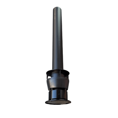 Demirdöküm Nitromix /Nitron Condens Siyah Dikey Baca -  Ø60/100 (Adaptör Hariç)