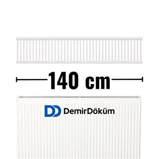Demirdöküm Panel Plus Tip 22 Radyatör Üst Kapak Izgarası 140 cm