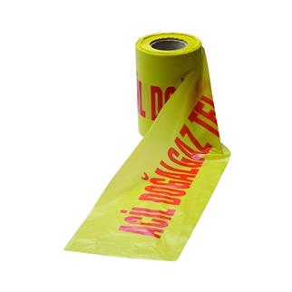 Doğalgaz Acil İkaz Bandı (187 Yazılı)- 20 cm x metre