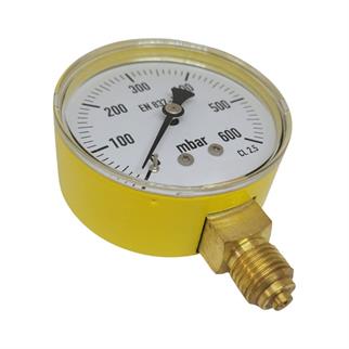 Doğalgaz Manometresi Ø63-600 mbar-1/4