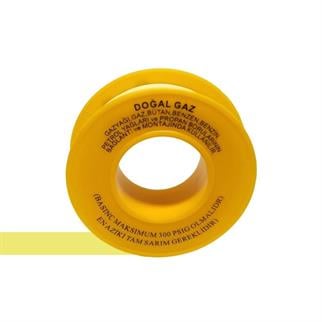 Doğalgaz ve Lpg Teflon Bantı Sarı