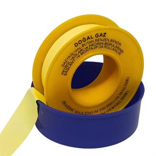 Doğalgaz ve Lpg Teflon Bantı Sarı
