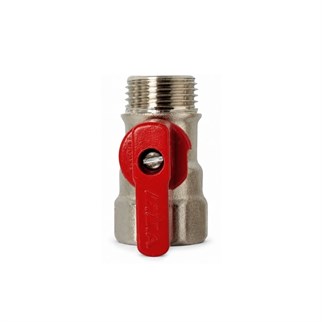 Eca 1/2 Mini Küresel Vana-Kırmızı