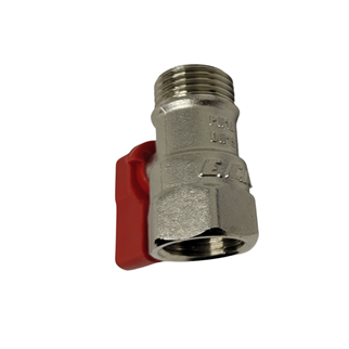 Eca 1/2 Mini Küresel Vana-Kırmızı