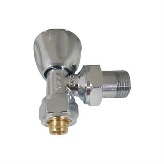 Eca RV3 Krom Pex Köşe Radyatör Vanası 1/2x16 mm