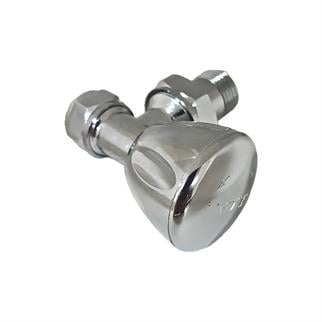 Eca RV3 Krom Pex Köşe Radyatör Vanası 1/2x16 mm