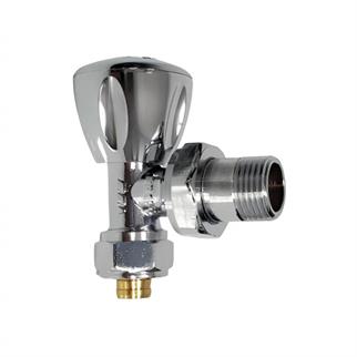 Eca RV3 Krom Pex Köşe Radyatör Vanası 1/2x16 mm