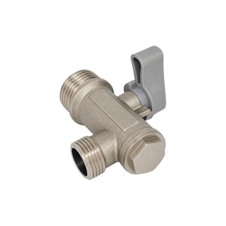 Filitreli Ara Musluk Gri Volanlı 1/2 x 3/8