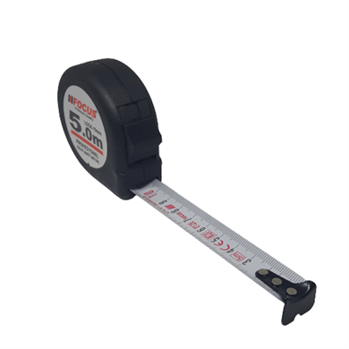 Focus Şerit Metre 5 mt x 19 mm 1.Kalite Siyah