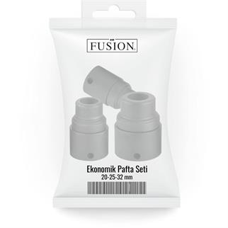 Fusion 20-25-32 mm Kaynak Paftası Üçlü Seti Uzun Ömürlü Teflon Kaplamalı