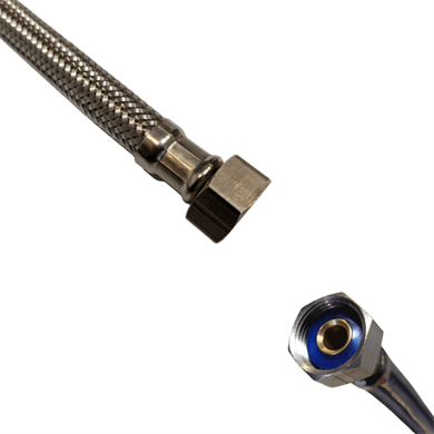 Çelik Örgülü Su Flex Hortumu 3/8 x 3/8-60 cm